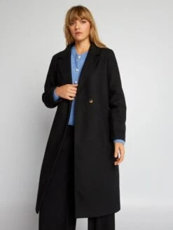 Abrigo De Lana - NEGRO 10 Abrigo De Lana - NEGRO -Zalaris Tienda abrigo de lana negro ait61 2 frb4