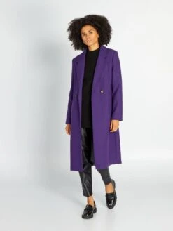 Abrigo De Lana - PURPURA
