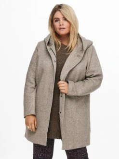 Abrigo Largo Con Capucha - Beige -Zalaris Tienda abrigo largo con capucha beige amw78 1 frb4