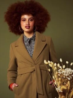 Abrigo Largo Entallado - CAMELLO_ -Zalaris Tienda abrigo largo entallado camello ait65 1 frb3