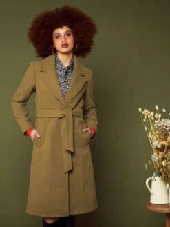 Abrigo Largo Entallado - CAMELLO_ -Zalaris Tienda abrigo largo entallado camello ait65 1 frb5