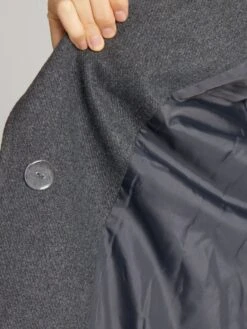 Abrigo Largo Entallado - GRIS OSCURO -Zalaris Tienda abrigo largo entallado gris oscuro ait65 2 frb6