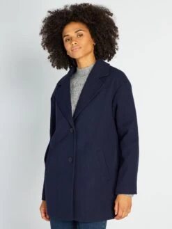 Abrigo Midi - AZUL 8 Abrigo Midi - AZUL -Zalaris Tienda abrigo midi azul akb87 3 frb3