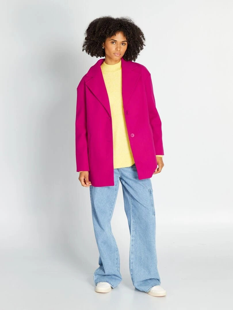 Abrigo Midi - ROSA 3 Abrigo Midi - ROSA