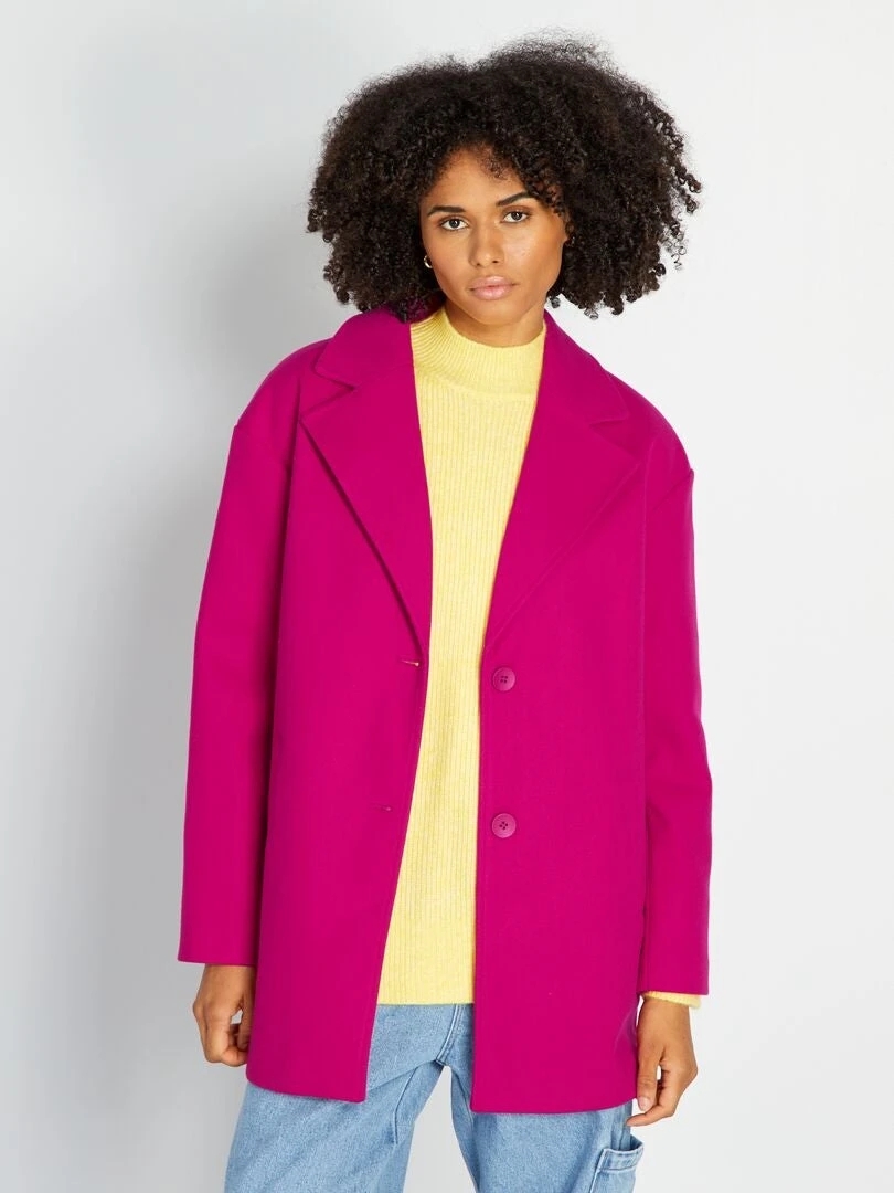 Abrigo Midi - ROSA 4 Abrigo Midi - ROSA - Imagen 2