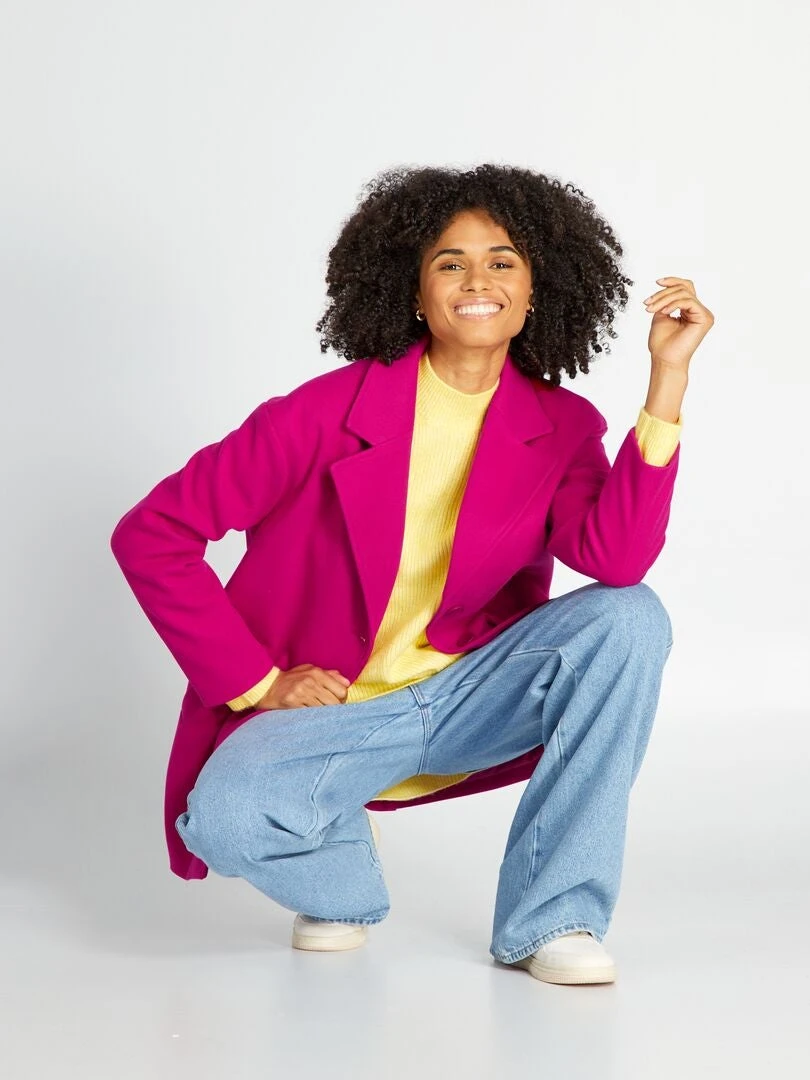 Abrigo Midi - ROSA 6 Abrigo Midi - ROSA - Imagen 4