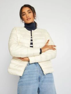 Anorak Acolchado - CERVEZA BEIGE