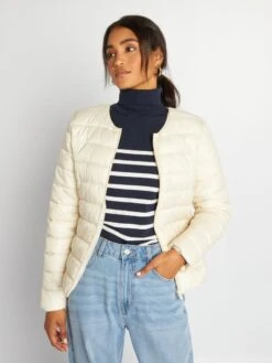 Anorak Acolchado - CERVEZA BEIGE -Zalaris Tienda anorak acolchado cerveza beige adr13 1 frb4