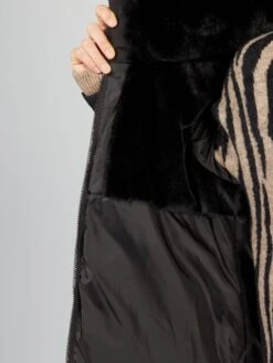 Anorak Acolchado Con Cuello Suave - Negro -Zalaris Tienda anorak acolchado con cuello suave negro ait66 3 frb5