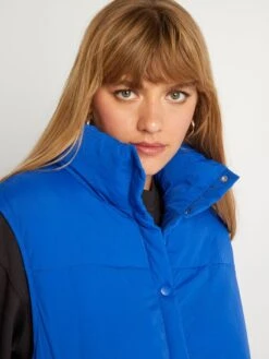 Anorak Acolchado Sin Mangas - Azul -Zalaris Tienda anorak acolchado sin mangas azul akv23 1 frb5
