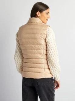 Anorak Acolchado Sin Mangas - BEIGE HACE -Zalaris Tienda anorak acolchado sin mangas beige hace adr45 1 frb4