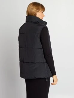 Anorak Acolchado Sin Mangas - Negro -Zalaris Tienda anorak acolchado sin mangas negro akv23 2 frb4