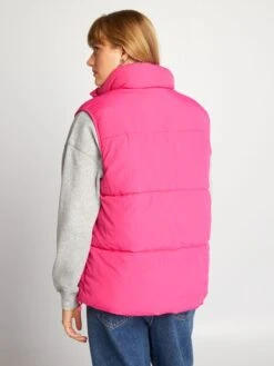 Anorak Acolchado Sin Mangas - Rosa -Zalaris Tienda anorak acolchado sin mangas rosa akv23 6 frb4