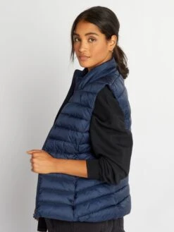 Anorak Acolchado Sin Mangas - SAVIA AZUL -Zalaris Tienda anorak acolchado sin mangas savia azul adr45 2 frb5