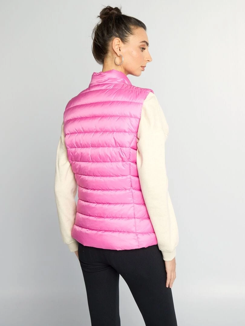 Anorak Acolchado Sin Mangas - SÚPER ROSA 5 Anorak Acolchado Sin Mangas - SÚPER ROSA - Imagen 3