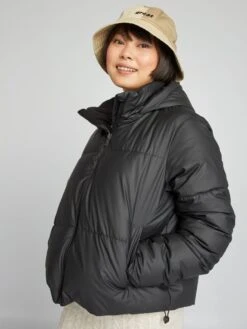 Anorak Corto Con Forro De Tejido Polar - Negro -Zalaris Tienda anorak corto con forro de tejido polar negro ait60 2 frb4