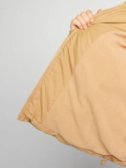 Anorak Corto Con Forro De Tejido Polar - TIGRE BEIGE -Zalaris Tienda anorak corto con forro de tejido polar tigre beige ait60 1 frb6