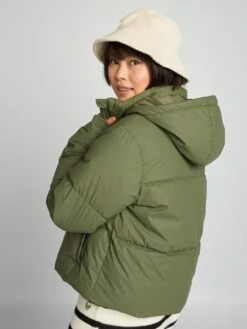 Anorak Corto Con Forro De Tejido Polar - Verde Oscuro -Zalaris Tienda anorak corto con forro de tejido polar verde oscuro ait60 3 frb3
