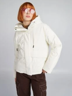 Anorak Impermeable Con Capucha - Blanco -Zalaris Tienda anorak impermeable con capucha blanco ans37 1 frb5