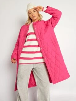 Anorak Largo Acolchado - ROSA_ -Zalaris Tienda anorak largo acolchado rosa ann59 2 frb4