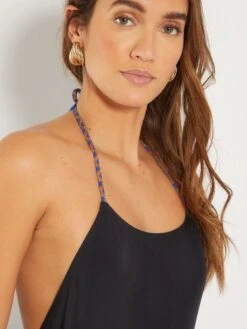 Bañador Con Detalles De Tirantes - NEGRO -Zalaris Tienda banador con detalles de tirantes negro yv178 1 frb4