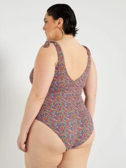 Bañador De Flores - AZUL -Zalaris Tienda banador de flores azul zq165 1 frb3