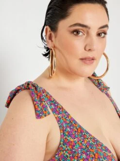 Bañador De Flores - AZUL -Zalaris Tienda banador de flores azul zq165 1 frb4