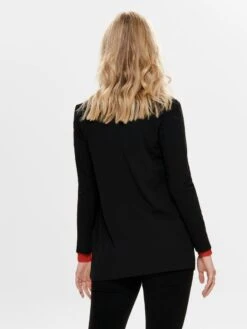 Blazer Vaporoso Liso 'JDY' - Negro -Zalaris Tienda blazer vaporoso liso jdy negro zq415 1 frb3