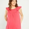 Blusa Con Bordado De Premamá - Rosa -Zalaris Tienda blusa con bordado de premama rosa zr347 4 frb1