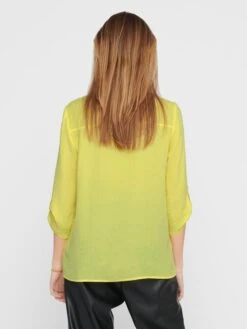 Blusa Con Escote De Pico 'JDY' - AMARILLO -Zalaris Tienda blusa con escote de pico jdy amarillo zq392 4 frb3