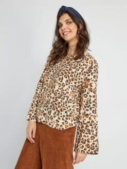 Blusa Con Estampado De 'leopardo 'JDY' - Leopardo -Zalaris Tienda blusa con estampado de leopardo jdy leopardo abw47 1 frb5
