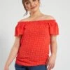 Blusa Con Estampado - Fácil De Poner - ROJO -Zalaris Tienda blusa con estampado facil de poner rojo acb13 1 frb1