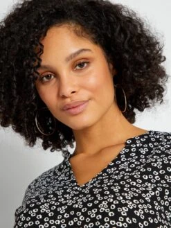 Blusa Con Estampado 'JDY' - NEGRO/BLANCO -Zalaris Tienda blusa con estampado jdy negroblanco zq391 2 frb5