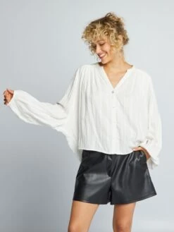 Blusa De Doble Gasa De Algodón - COCO_MI -Zalaris Tienda blusa de doble gasa de algodon cocomi axn31 1 frb4