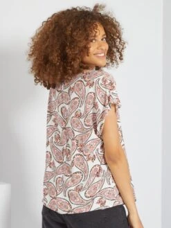 Blusa De Flores 'JDY' - BLANCO -Zalaris Tienda blusa de flores jdy blanco zb016 1 frb3