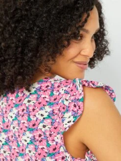 Blusa De Manga Corta Con Estampado 'JDY' - ROSA -Zalaris Tienda blusa de manga corta con estampado jdy rosa ale09 2 frb6