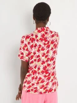 Blusa De Manga Corta 'JDY' - ROSA -Zalaris Tienda blusa de manga corta jdy rosa ais66 2 frb3