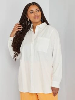 Blusa De Popelina - BLANCO -Zalaris Tienda blusa de popelina blanco aeb15 1 frb3