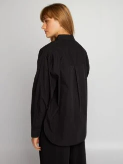 Blusa De Popelina - Negro -Zalaris Tienda blusa de popelina negro axl69 1 frb4