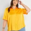 Blusa De Raso - NARANJA -Zalaris Tienda blusa de raso naranja ajl18 1 frb1