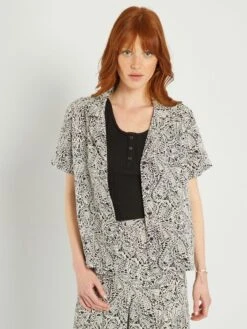 Blusa Estampada 'JDY' - Negro