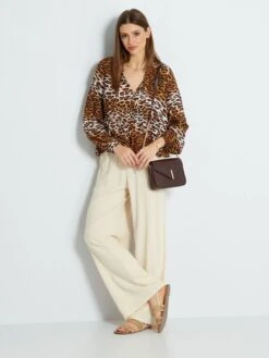 Blusa Estampada - Leopardo