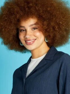 Blusa Lisa Con Lazo En El Bajo - Azul Oscuro -Zalaris Tienda blusa lisa con lazo en el bajo azul oscuro amy96 1 frb4