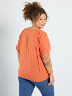 Blusa - Naranja -Zalaris Tienda blusa naranja aea33 2 frb4