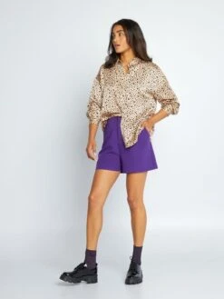 Blusa Satinada De Manga Larga - FXPOIBEIG -Zalaris Tienda blusa satinada de manga larga fxpoibeig aee25 5 frb2