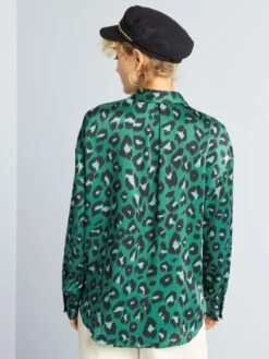 Blusa Satinada De Manga Larga - PXBETEVERT -Zalaris Tienda blusa satinada de manga larga pxbetevert aee25 7 frb4