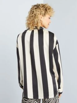 Blusa Satinada De Manga Larga - WHIST BLANCO -Zalaris Tienda blusa satinada de manga larga whist blanco aee25 3 frb3