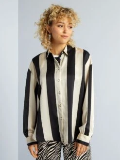 Blusa Satinada De Manga Larga - WHIST BLANCO -Zalaris Tienda blusa satinada de manga larga whist blanco aee25 3 frb4