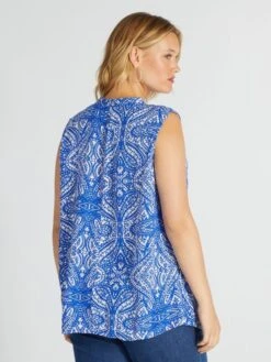Blusa Sin Mangas 'Only' - AZUL -Zalaris Tienda blusa sin mangas only azul amd93 1 frb4
