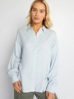 Blusa Vaporosa A Rayas - BRILLO2 -Zalaris Tienda blusa vaporosa a rayas brillo2 aee36 3 frb2